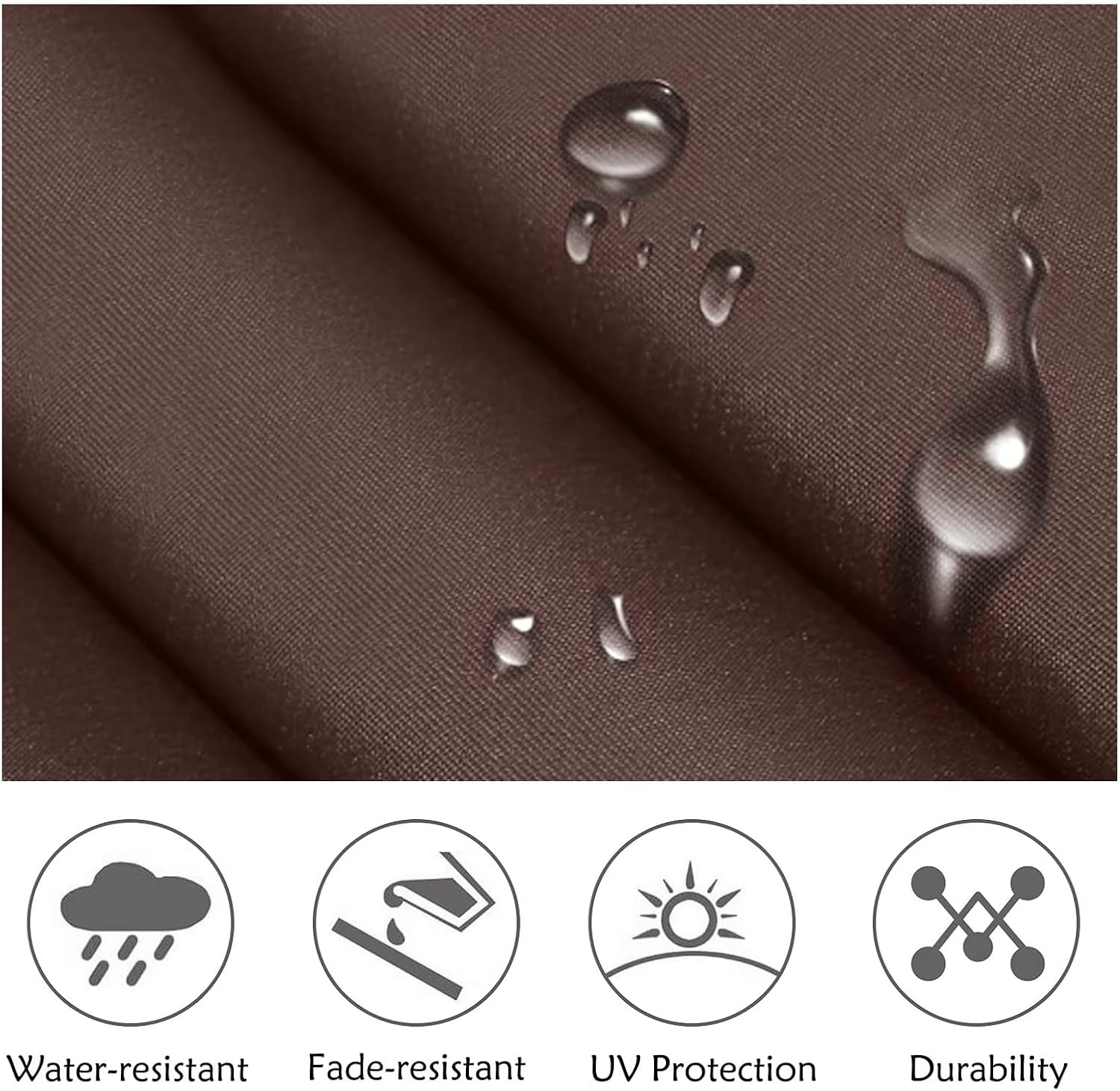 Water-Resistant Polyester Replacement Canvas for Awnings, Deck, Balcony, Yard, Ou, Retractable Patio Awning Replacement Fabric (Fabric Only), UV-Resistant, Window Door Sunshade Shelter Canvas(6x2.5m(2