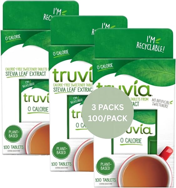 HUBSIDIA Truvia Sweetener Tablets Bundle 300 Tablets