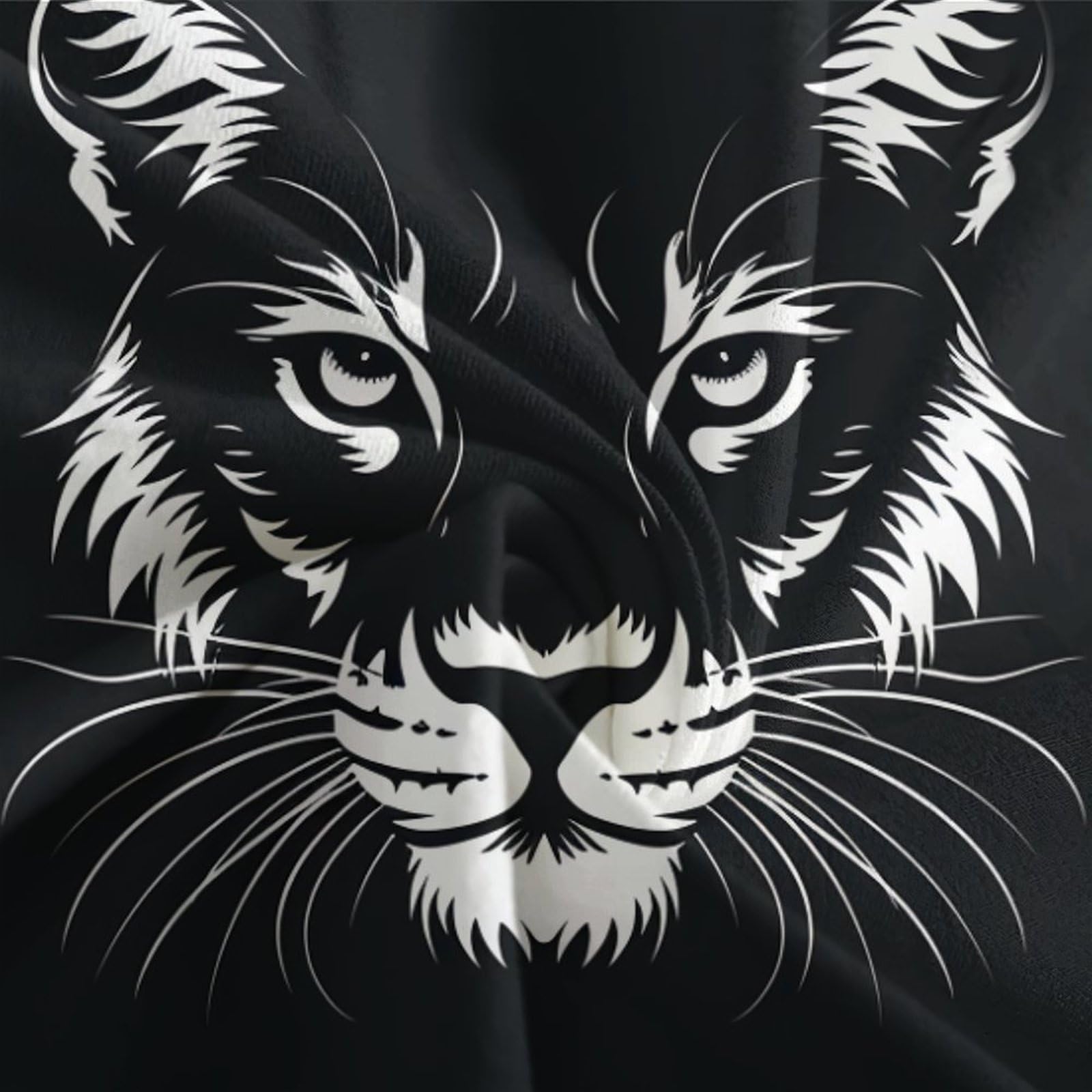 Stampato in 3D tigre Copertina Stampata Microfibra Disegnata Biancheria Da Letto Ipoallergenico Con 2 Federe,Double（200x200cm）, Per Ragazzi Adulti