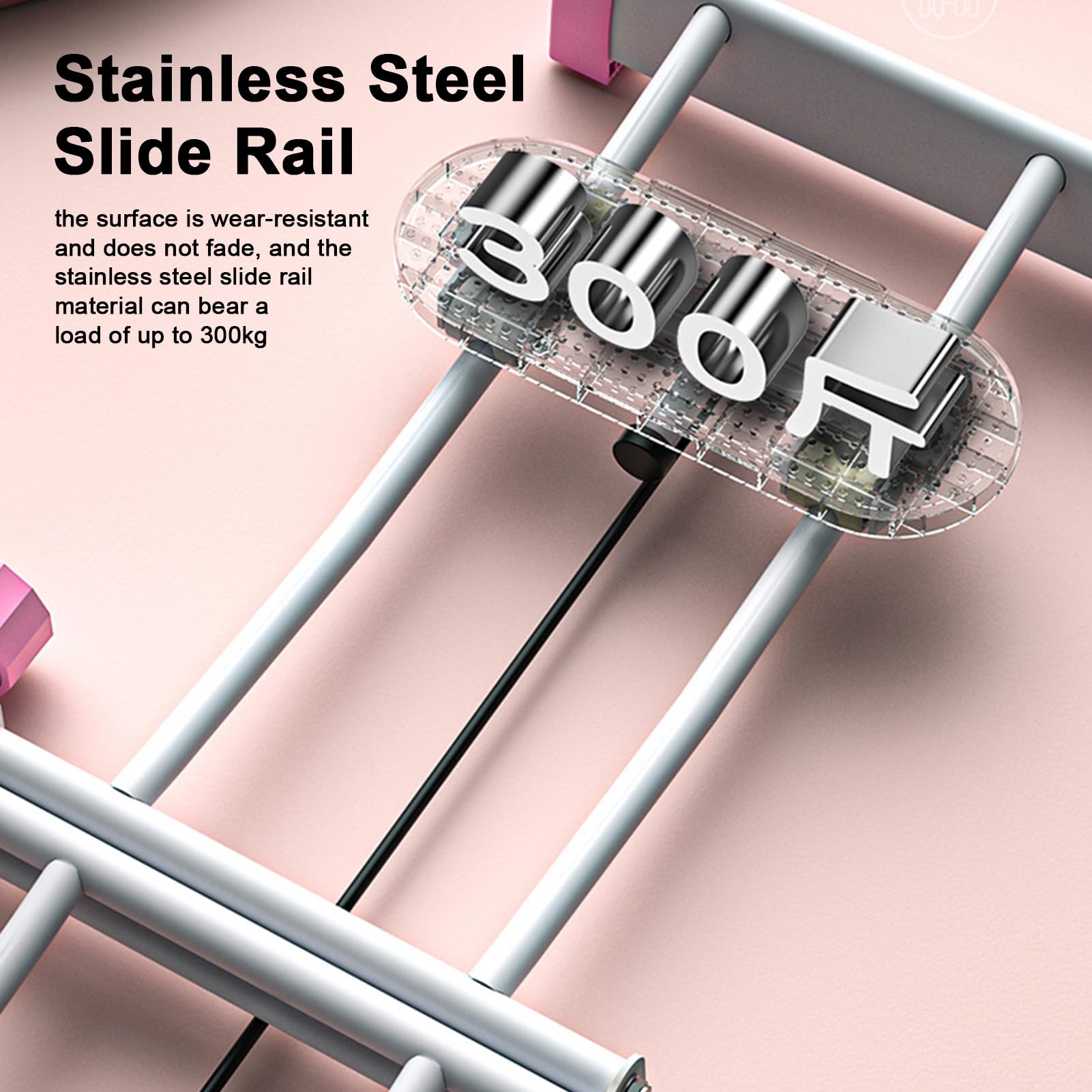 Sprzęt do ćwiczeń nóg z regulacją wysokości, składana maszyna do ćwiczeń narciarskich do wzmacniania mięśni miednicy i ujędrniania pośladków w domu - nośność 150 kg