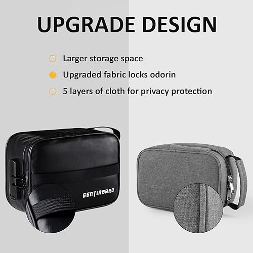 Miniatura 5 de Bag with Combination Lock Medicine Lock Bag Oxford Cloth PVC