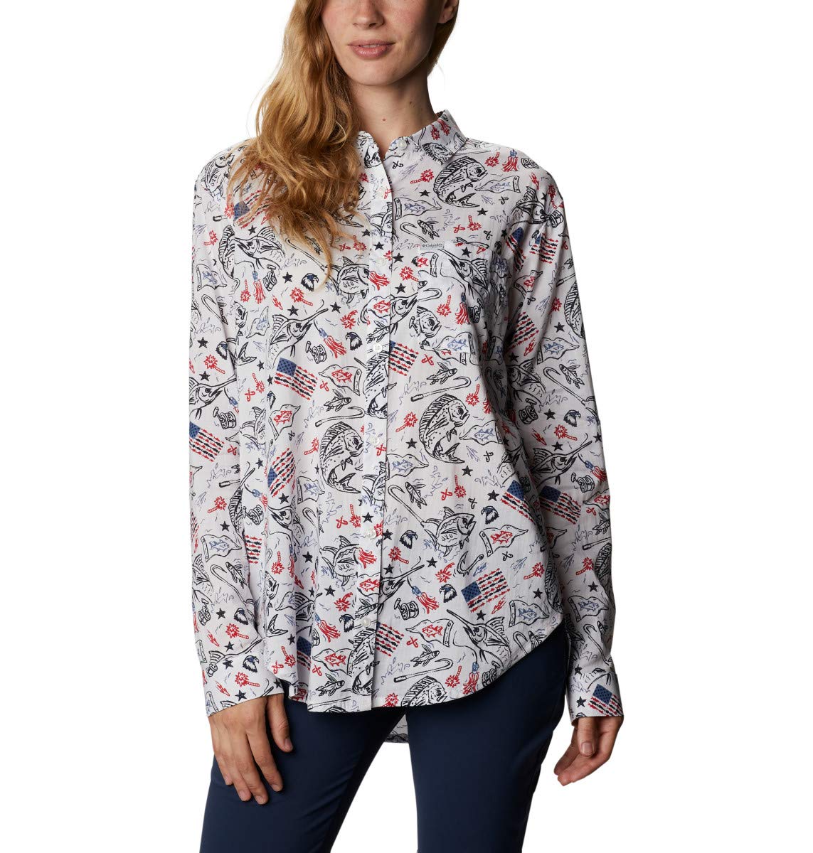 Columbia womens Slack Water Woven Long Sleeve Shirt