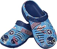Vista 9 de FOCO Arizona Cardinals NFL Mens Historic Print Clog with Strap