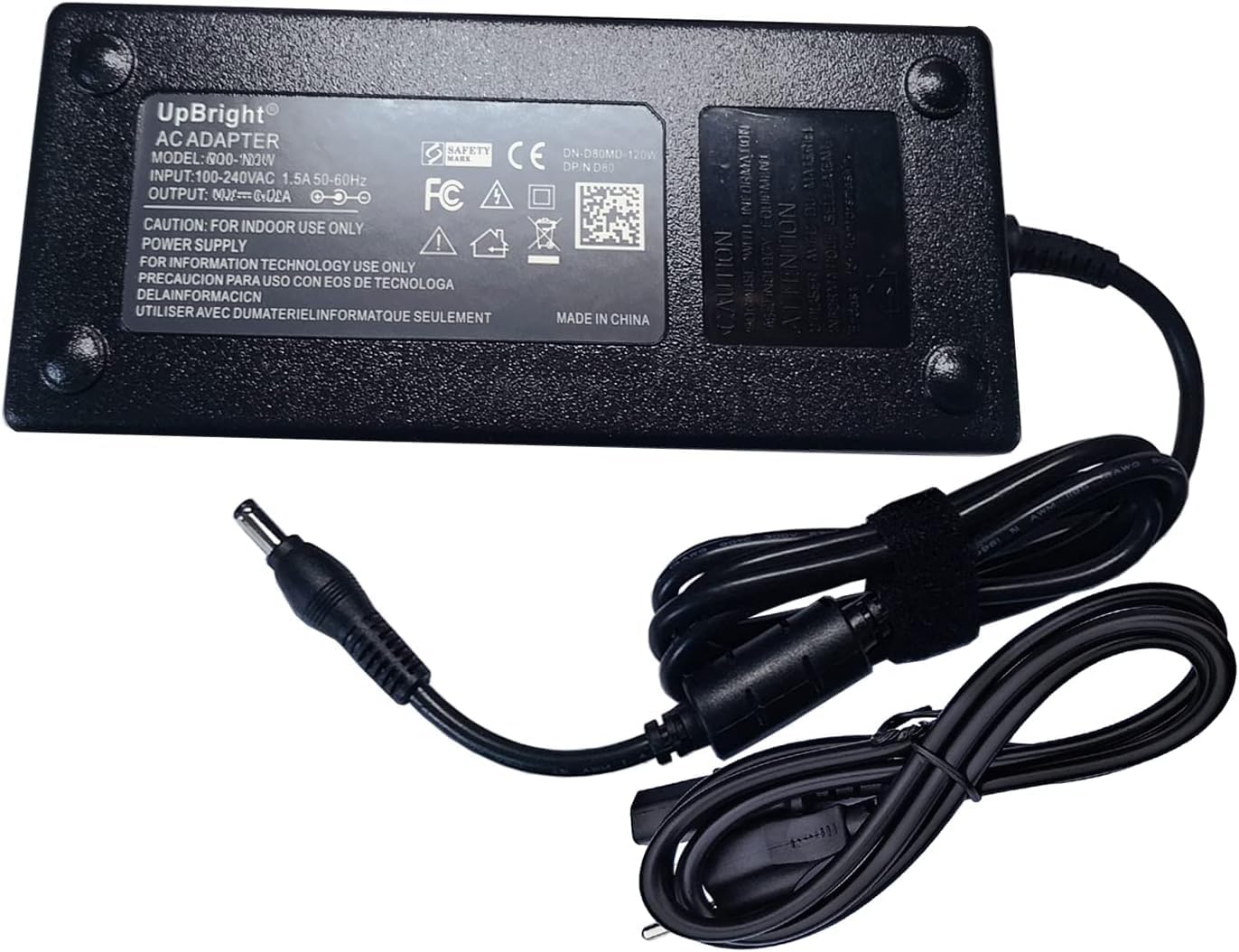 UpBright 19V 5A AC/DC Adapter Compatible with Inogen One IO-100 IS-300 BA-101 BA-301 BA-302 BA-306 KA1800Q01 G2 G3 G4 Oxygen Concentrator Philips Respironics EverGo Mango 100-19B Power Supply Charger