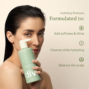 Divi Shampoo and Conditioner Set for Women and Men - Hair Care Duo for All Hair Types, Adds Volume, Lift, and Bounce, Strengthens and Nourishes Hair - Full Size, 2 x 12 Fl Oz