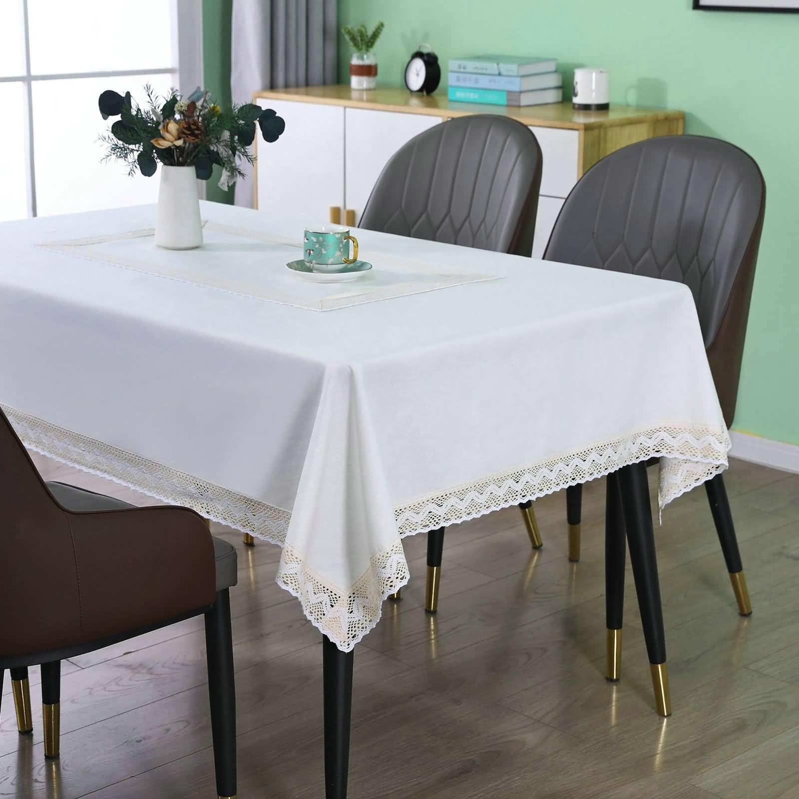 Tovaglia Rettangolare Cotone, Caffè, 110x160cm