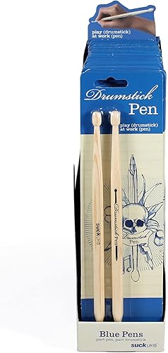 Vista 7 de SUCK UK Drumstick Pencils lápices tipo palillos de tambor, Azul