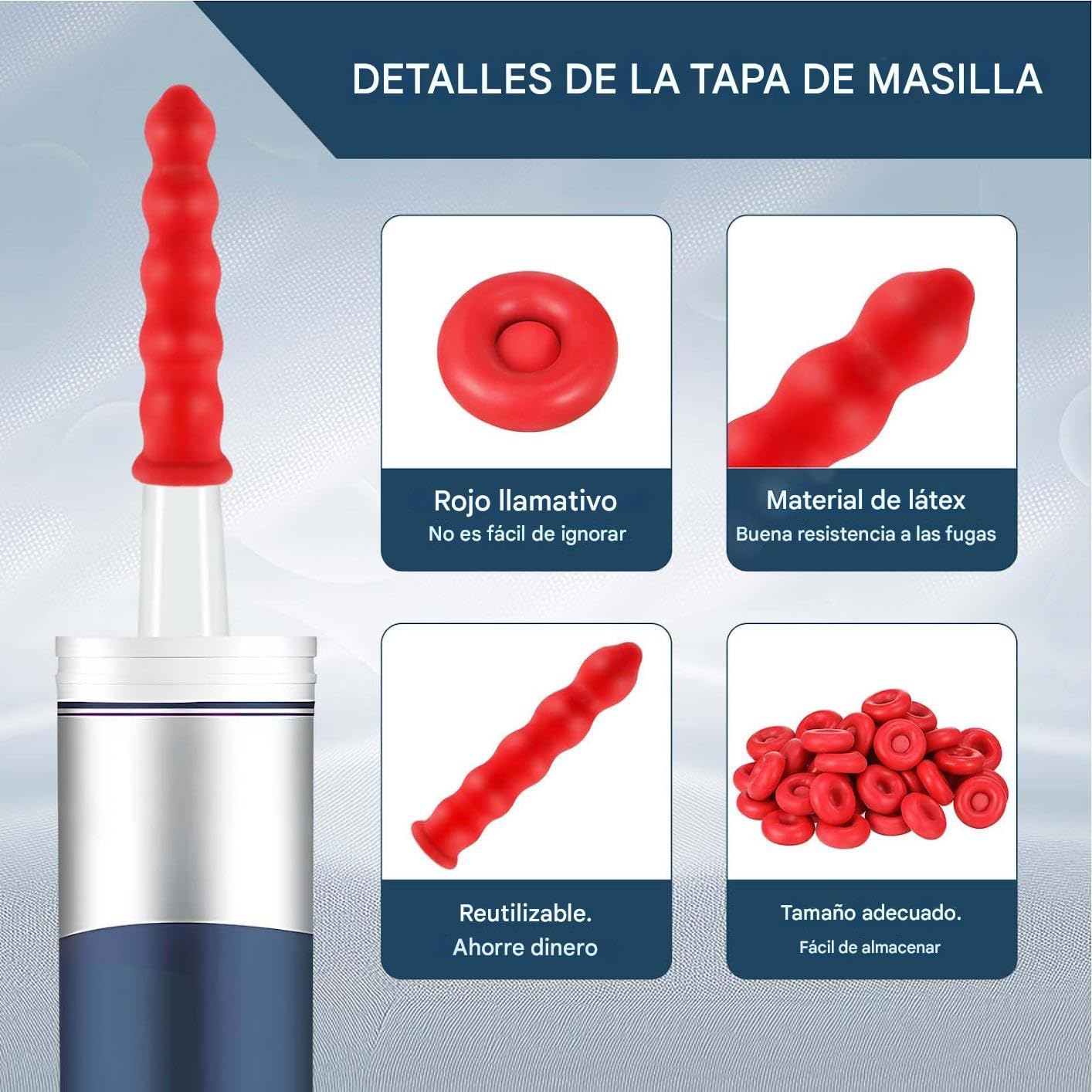 Caulk Tube Caps - Cartridge Tip Sealing Caps | Waterproof Covers To Preserve Glass Glue And Putty For Tiles Home Repairs