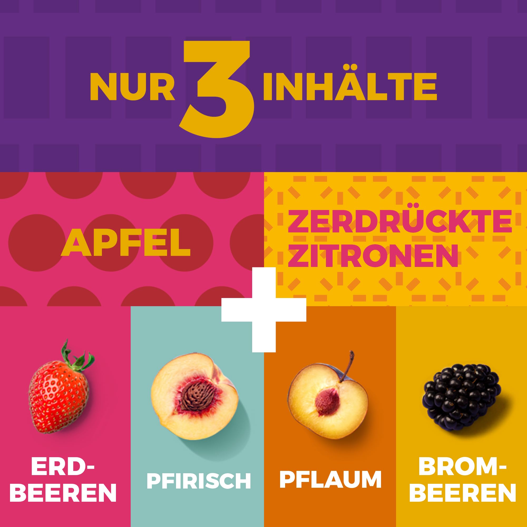Zest Delites Fruchtriegel Süßigkeiten, Glutenfreie Lebensmittel, Zuckerfreie Süssigkeiten, Getrocknete Früchte, Gesunde Snacks, 25 g Packung mit 36 Stück Erdbeere, Brombeere, Aprikose, Pflaume
