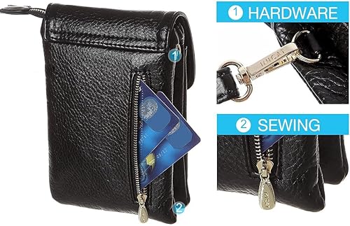 Miniatura 3 de MINICAT - Bolso cruzado para mujer pequeño bolsillos espaciosos para celular bolsa de mano para mujer