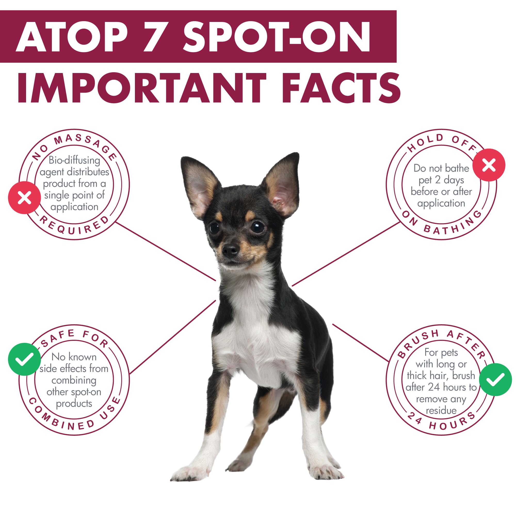 DERMOSCENT ATOP7 Spot ON Perros Gatos 0-10KG, Plástico, No Aplica