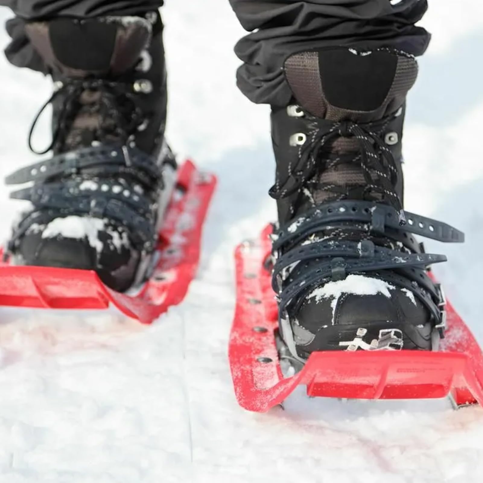 NICENEEDED 4 Confezione da 18 Pollici Kit Cinghie per Racchette da Neve, Fascette Regolabili per Scarponi da Sci, Ciaspole Multiuso, Pinze per Scarpe Portatili