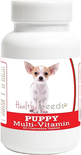Miniatura 25 de Healthy Breeds Doberman Pinscher - Tableta multivitamínica para cachorros, 60 unidades