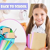 Vista 7 de 100 Pack A5 Colorful Ruled Lined Mini Notebook Journals Bulk, Soft Cover Kraft Composition Notepad Memo Cuadernos for Girls, Students, Traveler
