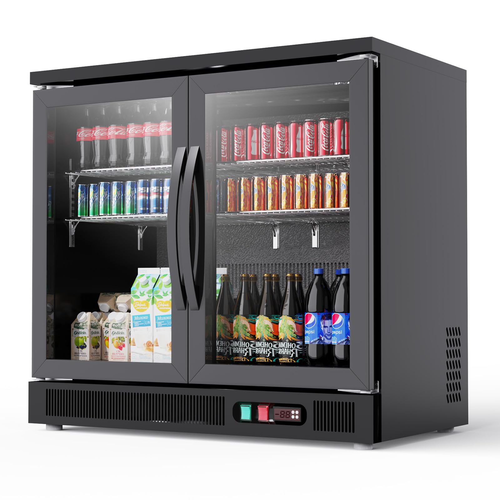 Gnabzvd BB-210DS 8.8 cu ft Beverage Cooler Black
