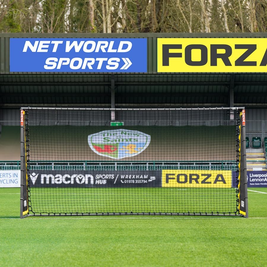 FORZA Steel42 Goal Rebounder Net Kit – Football Training Aid with Durable Double-Sided Net & Side Sheets for Solo Practice & Team Drills