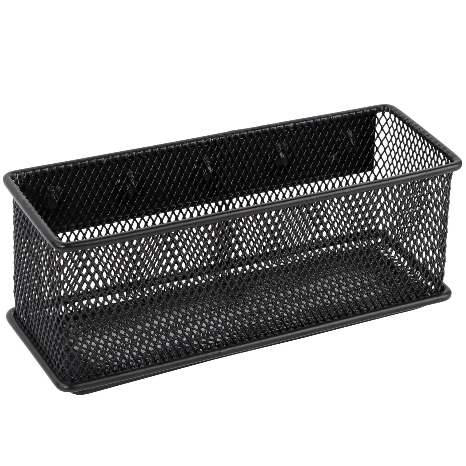Ganydet 6.29'' × 2.28'' × 2.48" Black Magnetic Basket for Refrigerator Magnetic Locker Organizer for Home Office Accessories, Magnetic Basket for