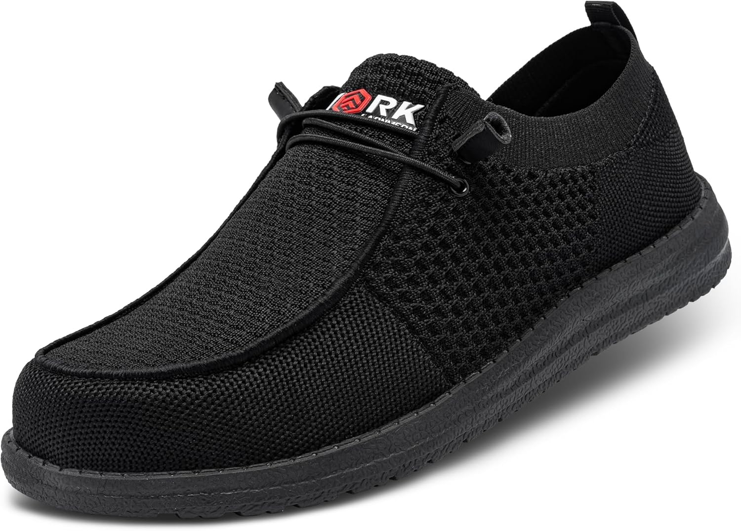 LARNMERN Steel Toe Loafers Women Lightweight Comfortable Slip On Walking Casual Flats Sneakers Work Safety Shoes