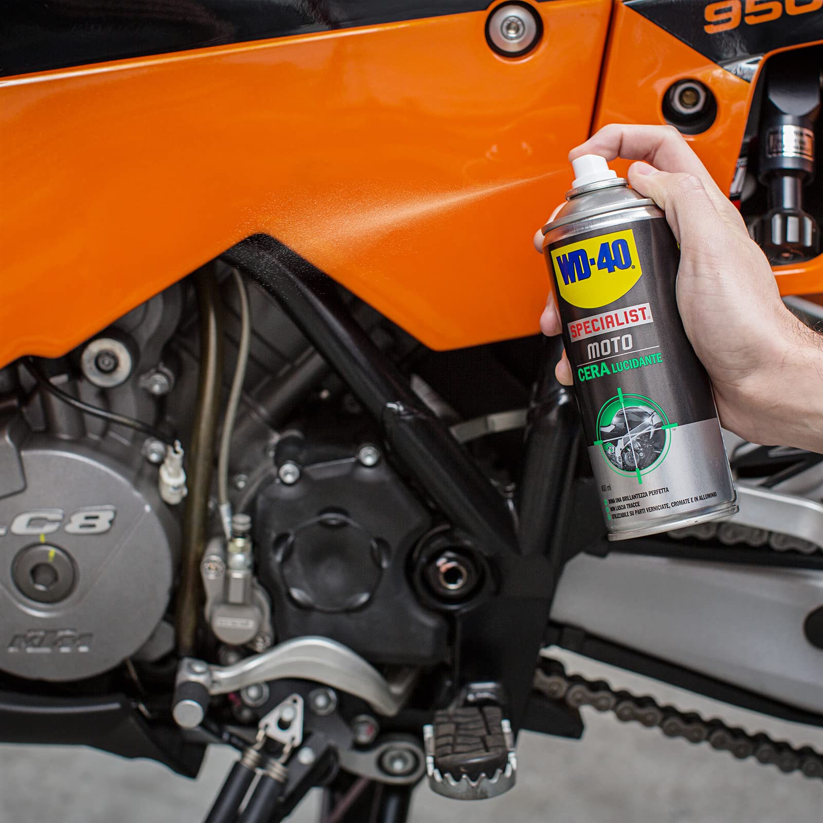 WD-40 - Cera y brillo SPECIALIST MOTORBIKE 400 ml (caja de 6 uds)