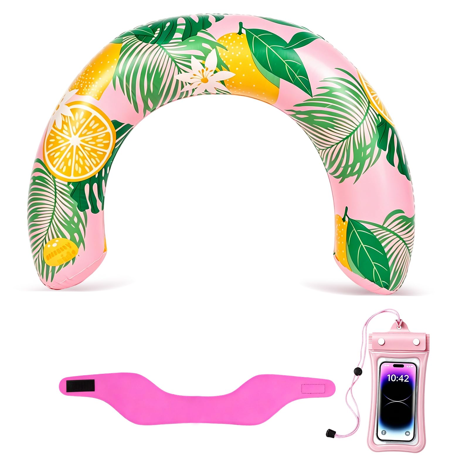 Inflatable Pool Rafts (Pink, 1PC)
