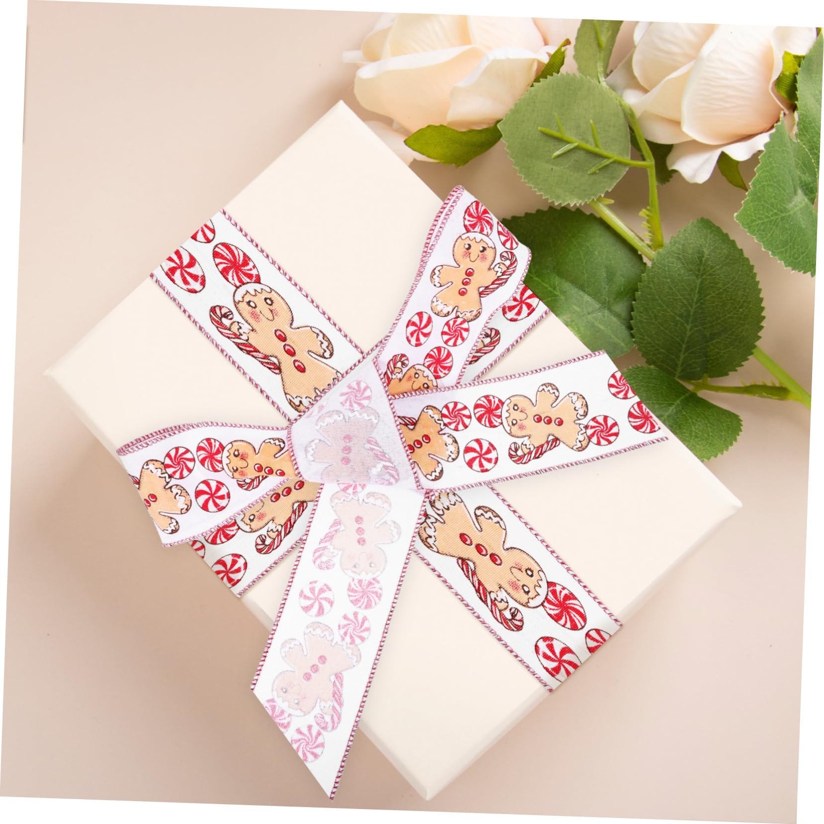Cinta De Navidad De Sintético para Decoración De Árboles y para Manualidades y Adornos