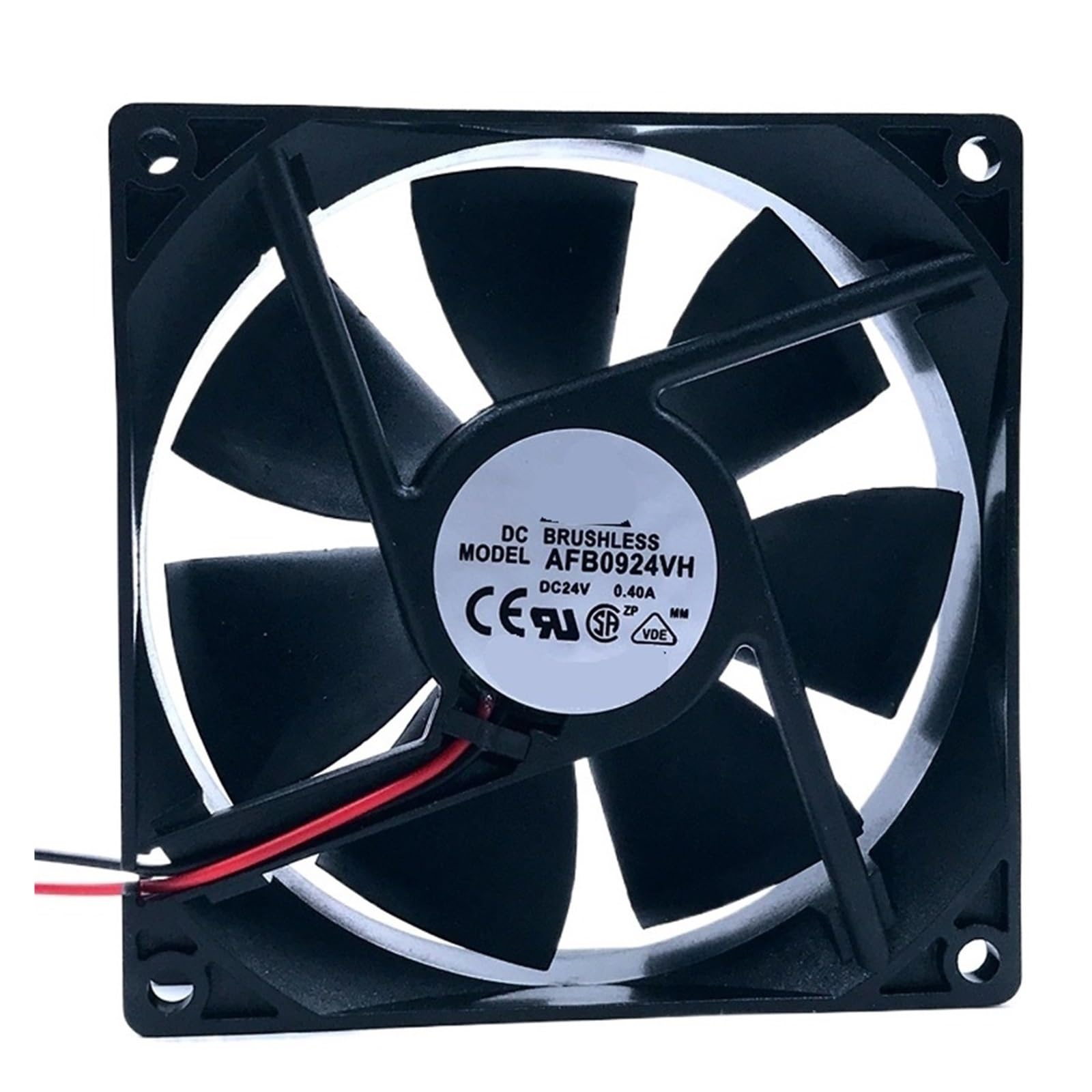 YMUGUEGH AFB0924VH 24V 0.40A 92x92x25mm 2-Wire Cooling Fan