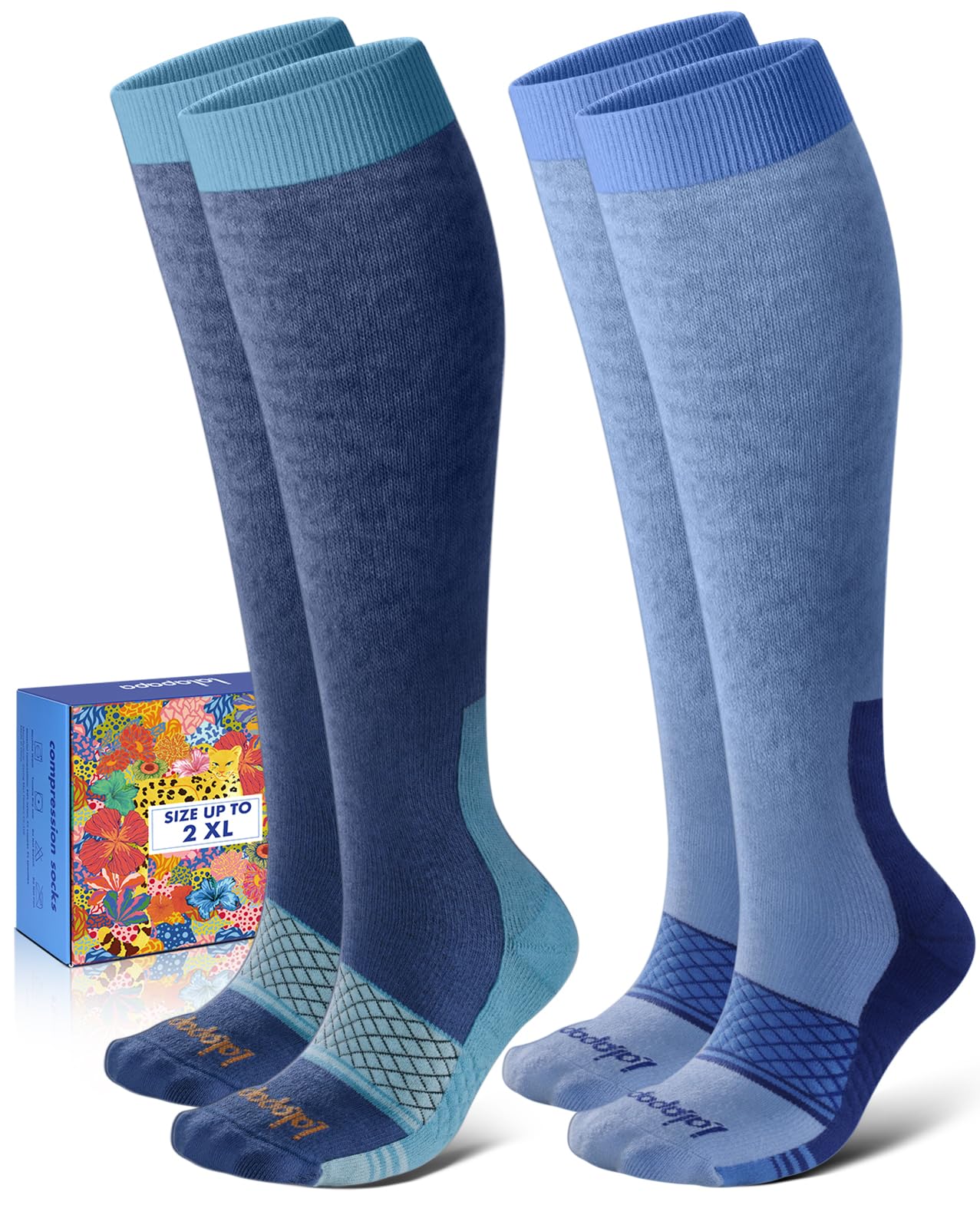 Lalapapa Cotton Compression Socks - Compression Socks | Mubboo