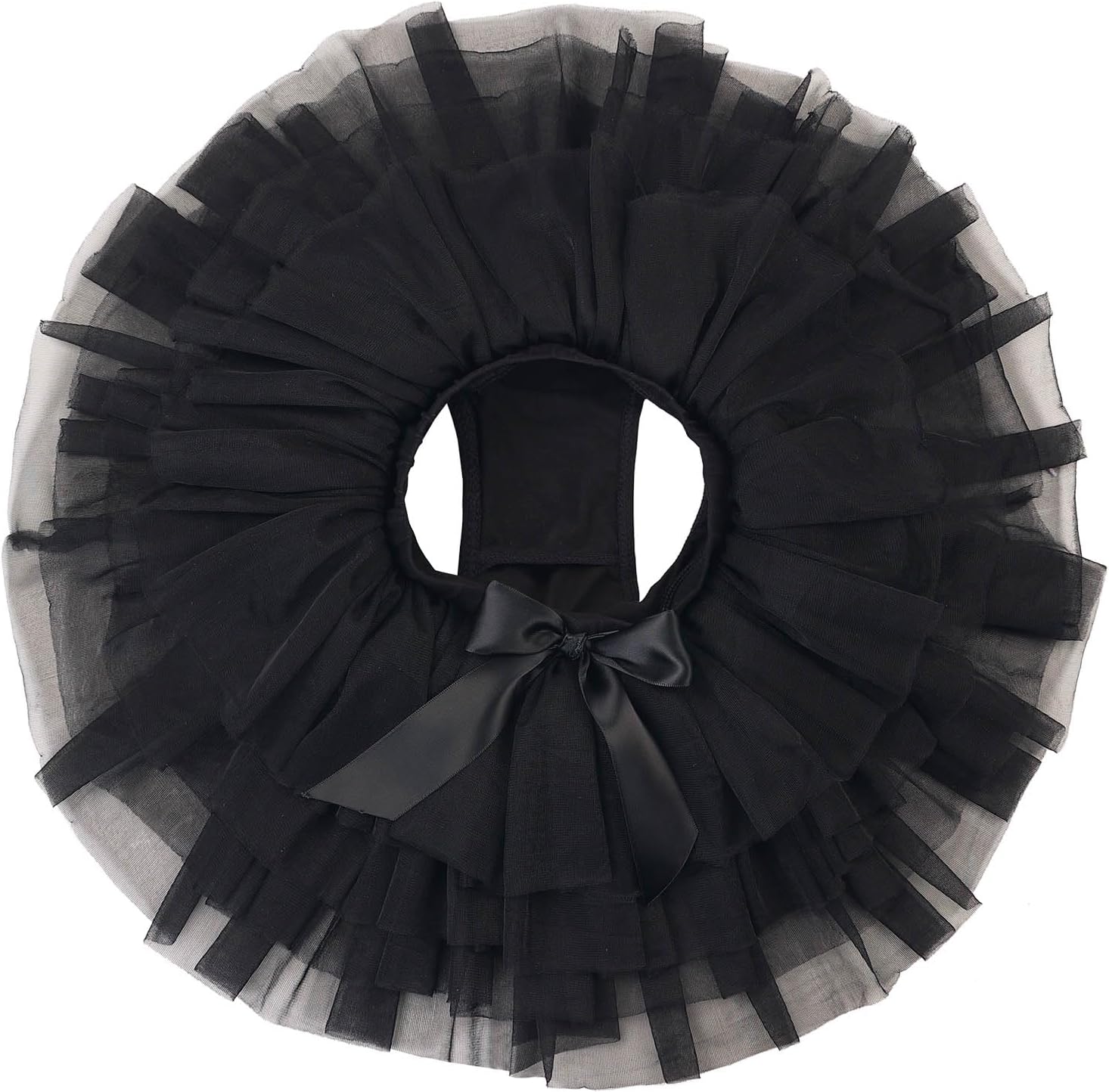 HUAANIUE Newborn Baby Girl Fluffy Soft Tutu Skirt with Diaper Cover,Toddler Girl Tutu Skirt with Headband - Image 2