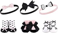 Vista 35 de Hudson Baby Conjunto de regalo de diadema y calcetines para niña