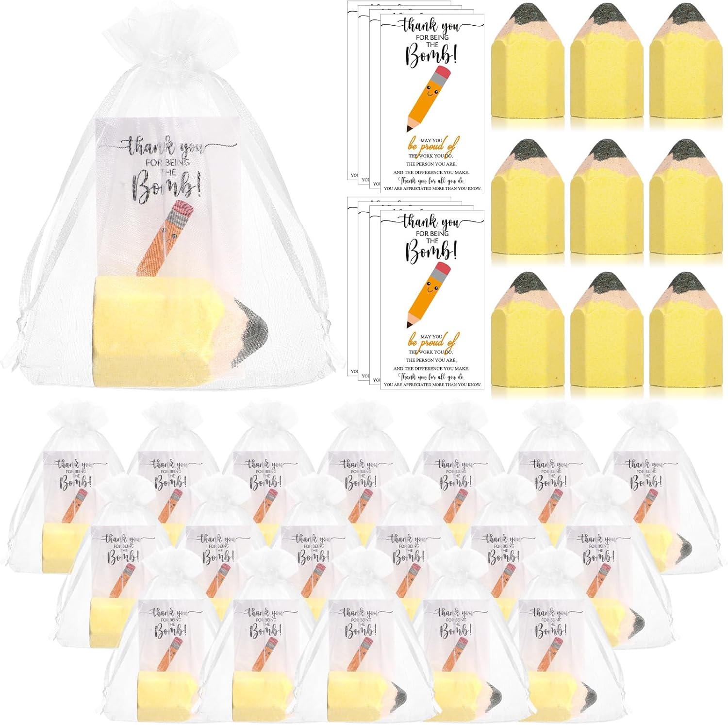 Amazon.com: Swiffen 30 Sets Teacher Appreciation Spa Gift Apple Teacher ...