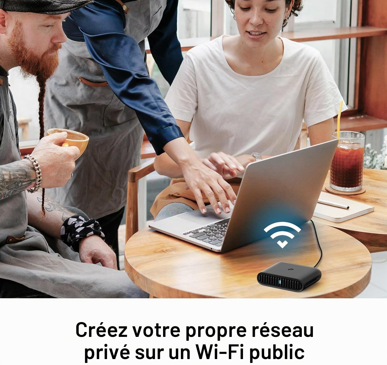 TP-Link Routeur de voyage Wi-Fi 6 AX3000 double bande TL-WR3002X | Multi-Gig Portable | OpenVPN, WireGuard | Partage WiFi public facile | Approuvé par les hôtels/croisières/voyages | Attache WiFi pour