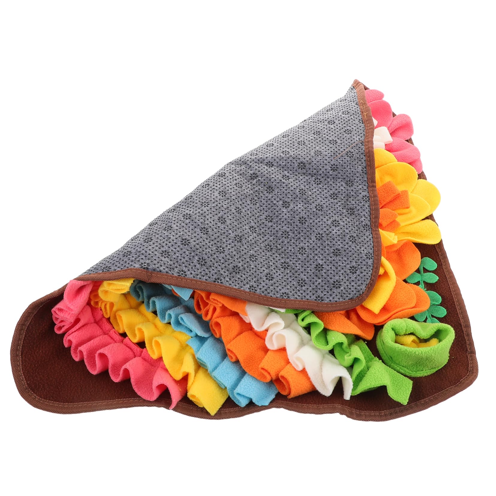Happyyami Pet Snuffle Mat for Dogs Cats Interactive Sniffing Feeding Game Blanket Slip Design for Slow Eating Odor Training Versatile Puzzle for Animals