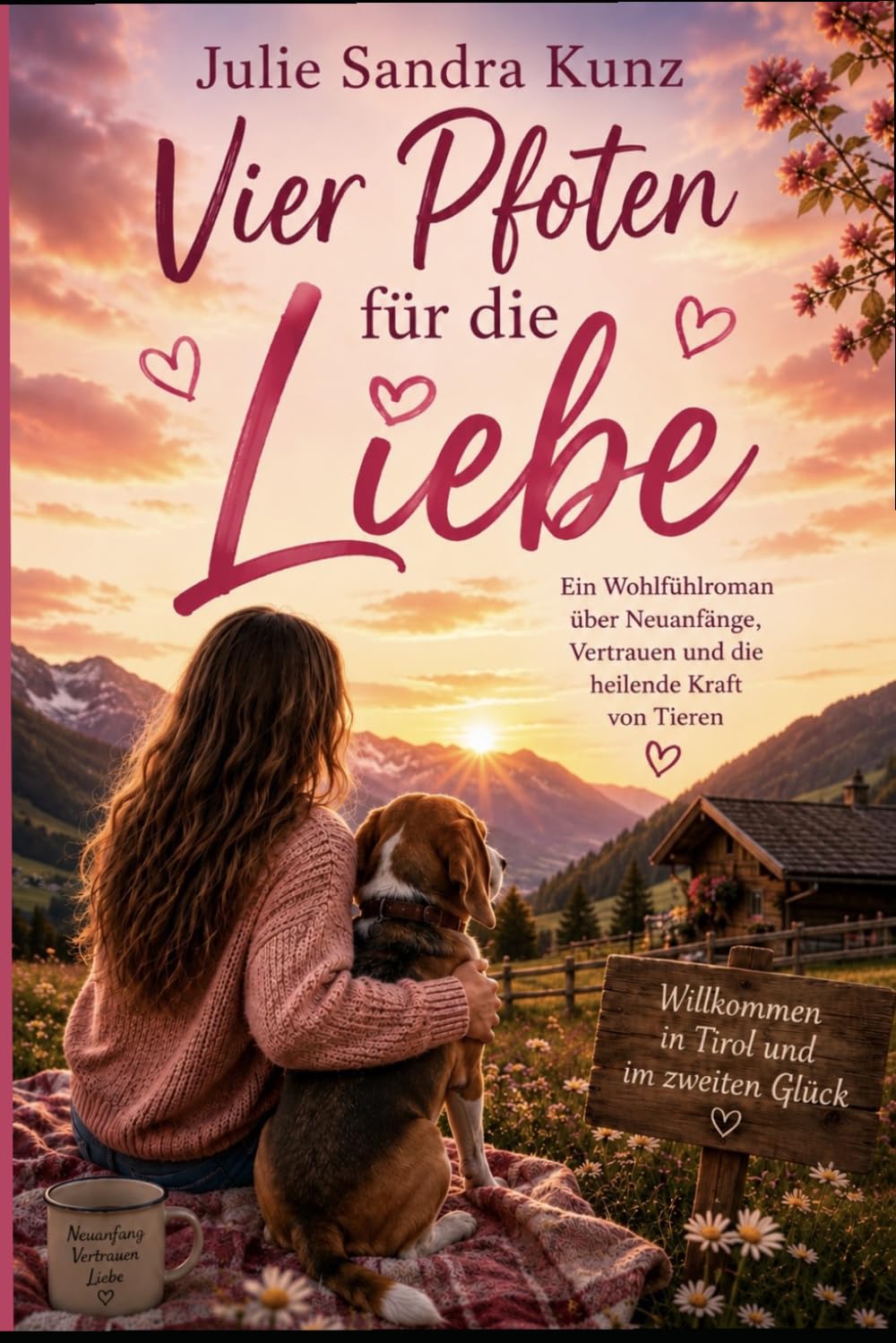 Vier Pfoten für die Liebe: Ein gefühlvoller Wohlfühlroman über Liebe, Hunde und Neuanfänge