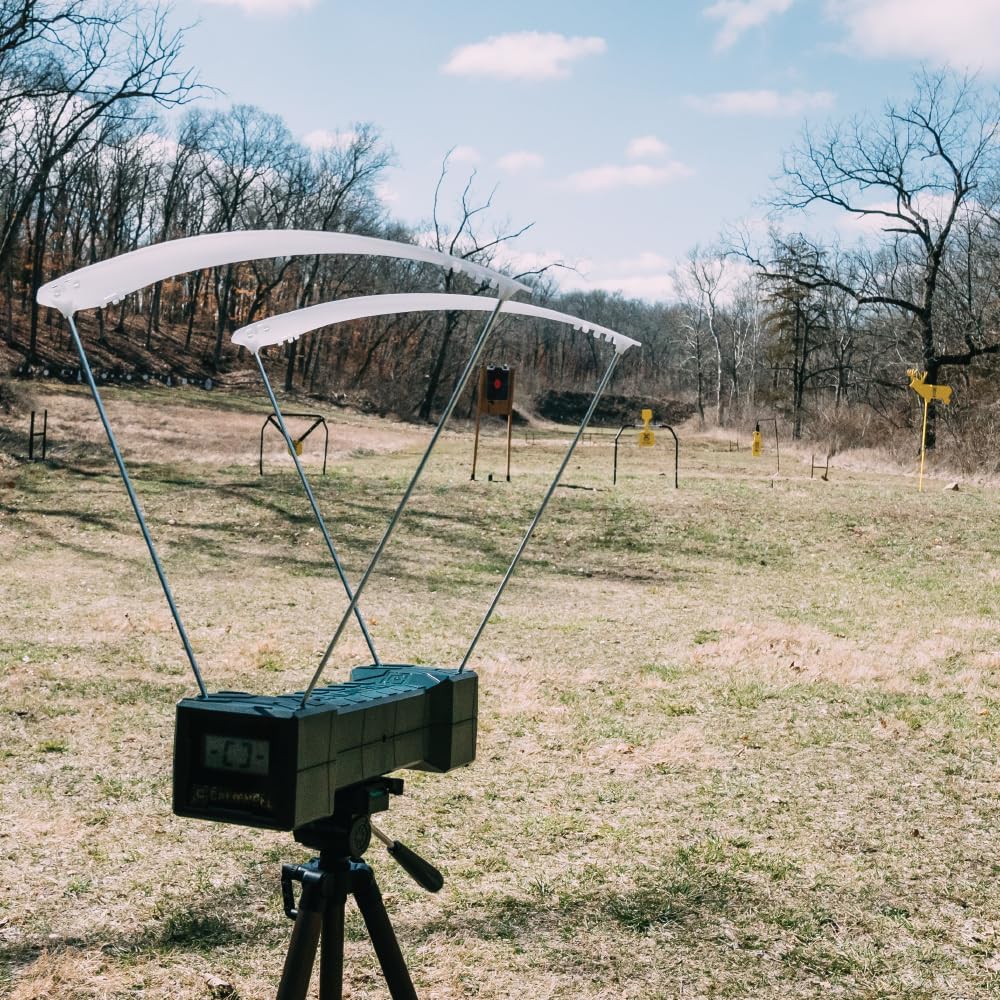 Caldwell Ballistic Precision Chronograph with FPS and MPS Readings, Sun Screens and Large LCD Screen for Range Shooting