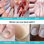 Kit de fichiers sans fil pour perceuse de ongles électriques:Nail File Electric avec 9 Vitesse LED Afficheur pour Gel Acrylique Dip Powder Polish,Manucure Portable Professionnelle Pédicure Rechargeable pour usage à domicile Salon (Blue)