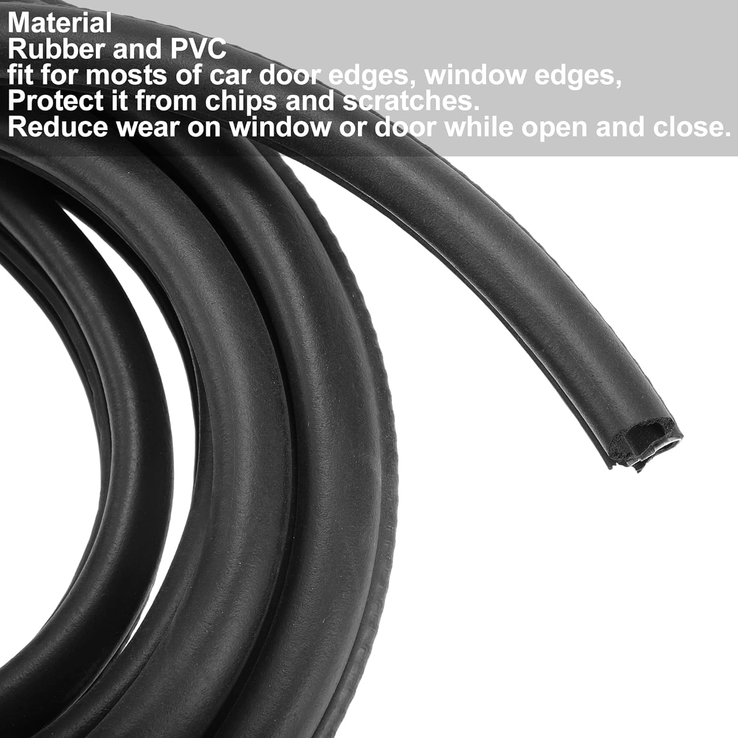 Car Door Edge Guards,9.84Ft(3M) No Glue Universal Fit U Shape - View #7