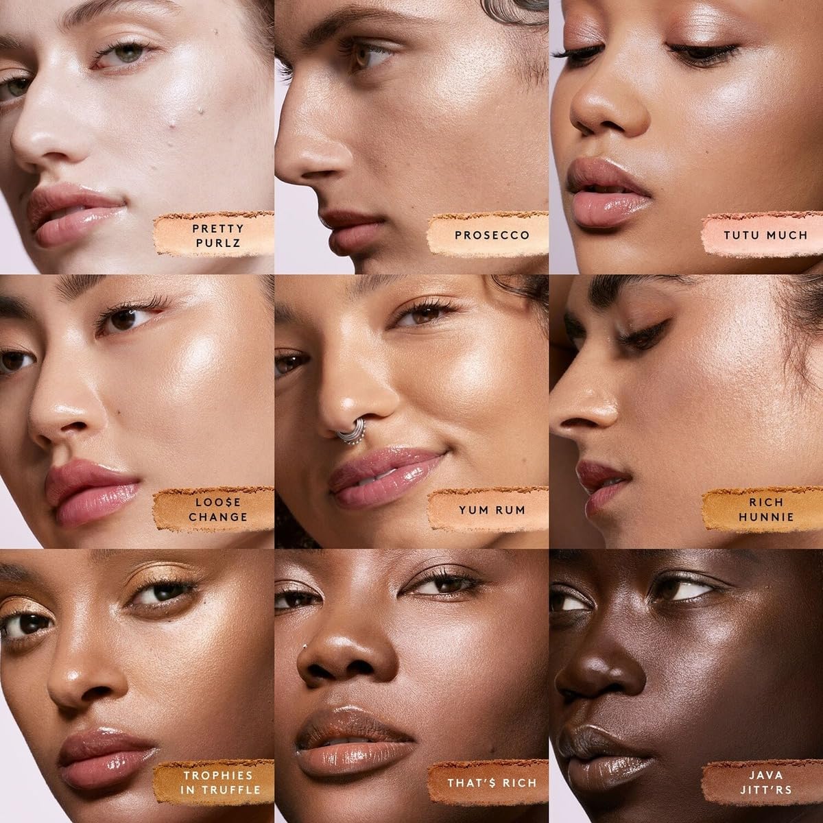 FENTY BEAUTY Demi' Glow Light Highlighter, Loose Change, Schimmernder Bronzeton, 4,5 g Loser Puder