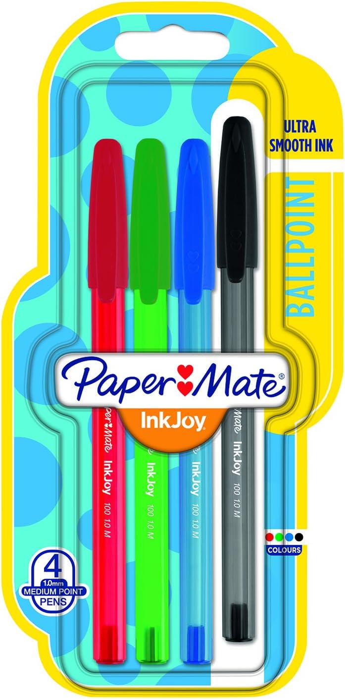 PAPERMATE INK JOY ULTRA SMOOTH INK 4 PACK Amazon.co.uk Stationery