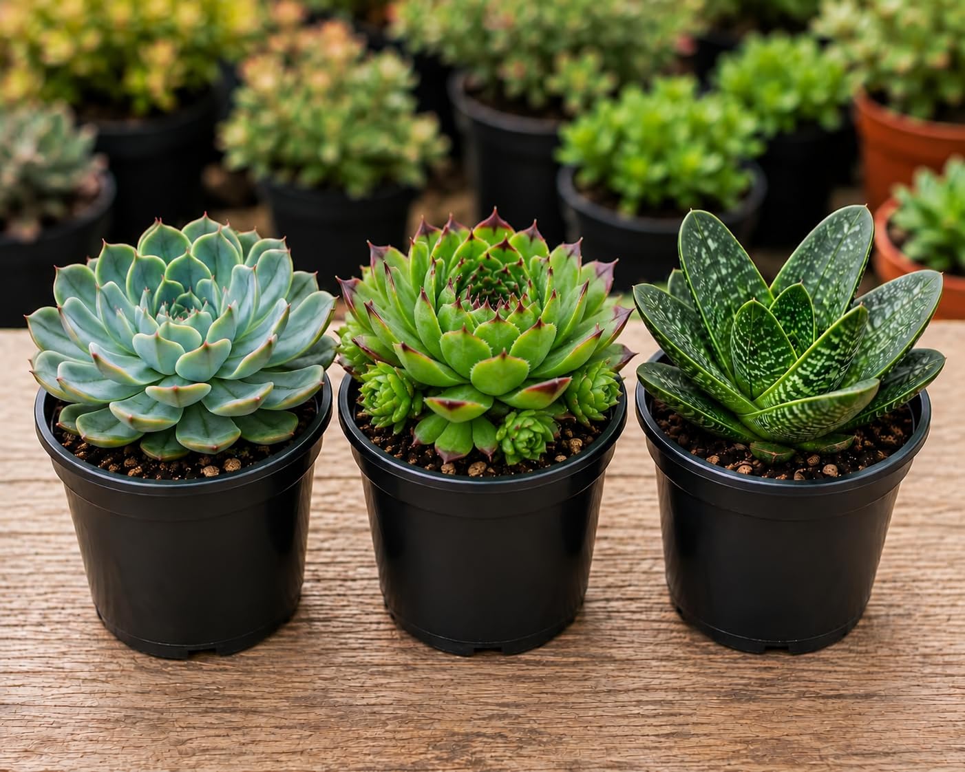 Pack of 3 Sedum Gasteria Echeveria Live Succulent Plants – Ornamental Succulent Plant Combo for Home Garden Balcony Terrace Patio & Outdoor Gardening-picture-31
