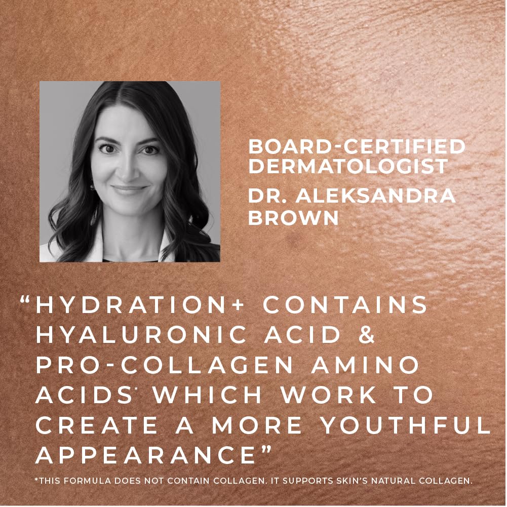 RoC Hydration+ Hyaluronic Acid Moisturizer Face Cream Fragrance Free Sensitive Face Moisturizer with Collagen Proteins 1.7 Ounces with Retinol Eye Cream Packette - Image 6