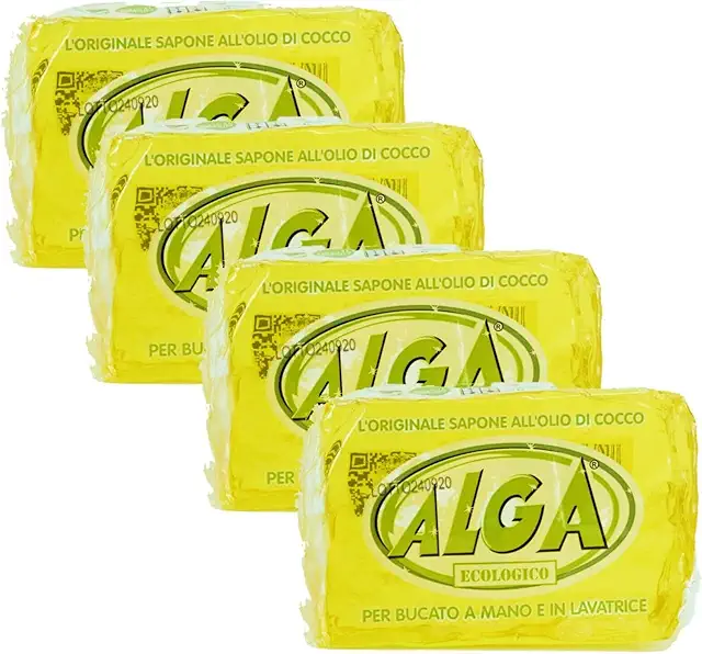 Sapone Alga Ecologico: Detersivo Naturale per Bucato e Casa - 4x400gr