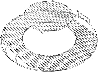 Denmay 54.6cm grillrost 8835 für Weber 57cm Holzkohlegrills, Gourmet System 57cm Kugelgrill, One-Touch, Performer, Bar-B-Kettle and Master-Touch, 54.6cm Rund Grillrost Ersatz