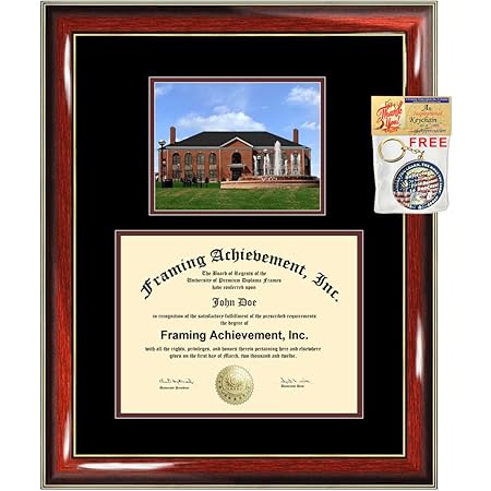 Amazon Com Louisiana Tech University Diploma Frame Graduation Degree Ltu Certificate Plaque Framing Document Certification Holder Graduate Gift