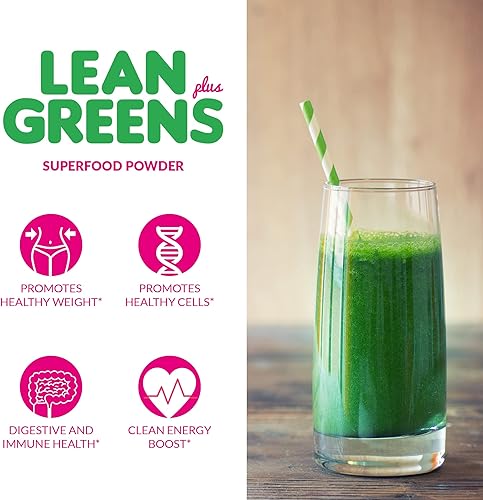 Miniatura 2 de SkinnyBoost - Verduras magras y súper alimentos en polvo - Mezcla de máxima potencia con té verde, mezcla de hongos, ashwagandha, algas espirulina y