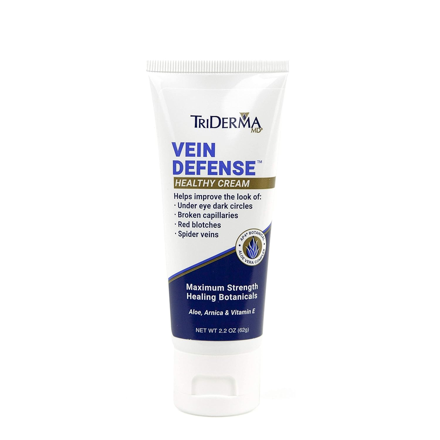 TriDerma Vein Defense Healthy Cream 2.2 Ounces Helps Improve the look of Spider Veins and Under Eye Dark Circles - Image 3