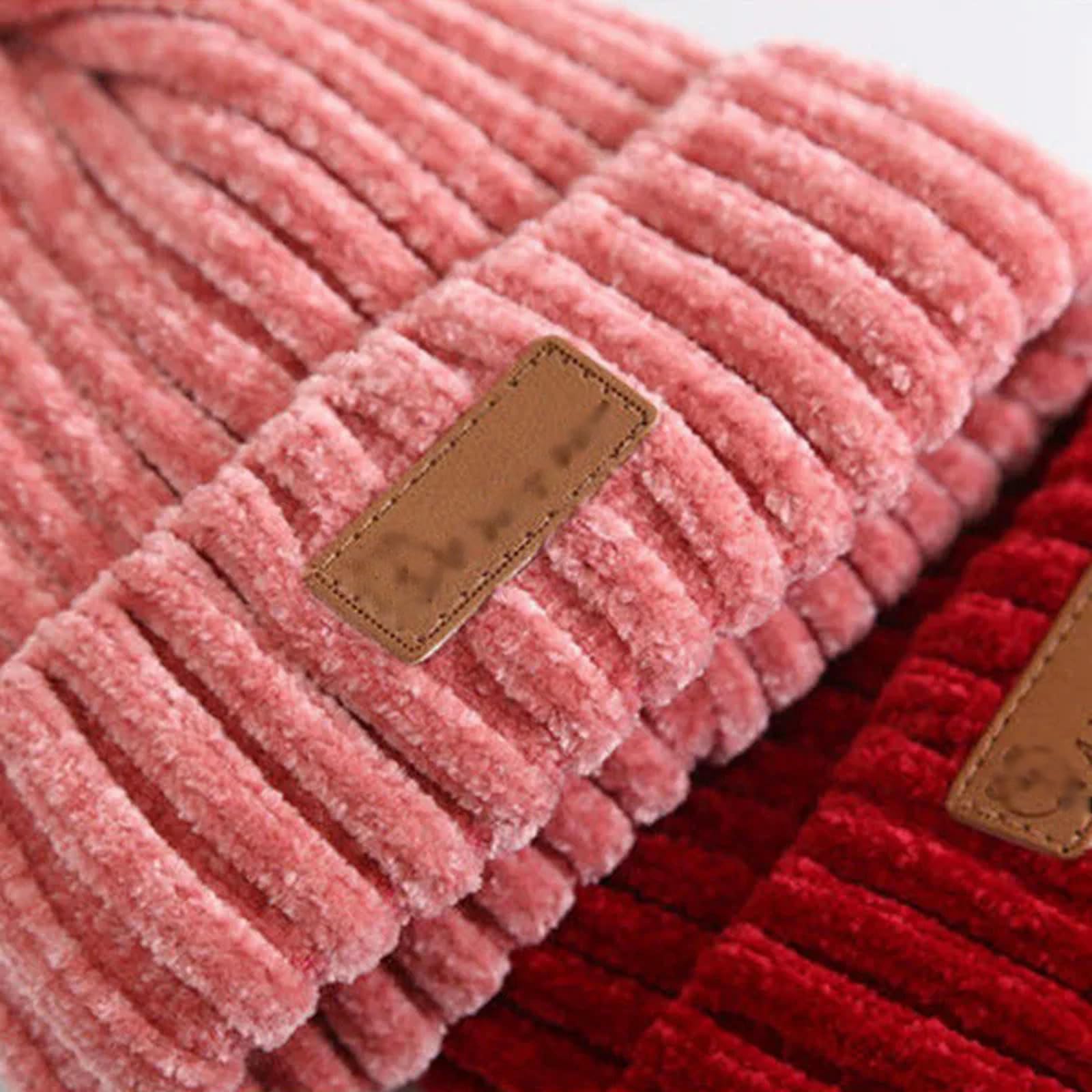 Zonto Wintermütze Schal Handschuh-Sets 3-Teilige Set Von Winter Kinderhutschalhandschuhe Für Kinder Jungen Mädchen Warm Pom Pom Hut Halsschal-Beige-3-36 M Eine Größe