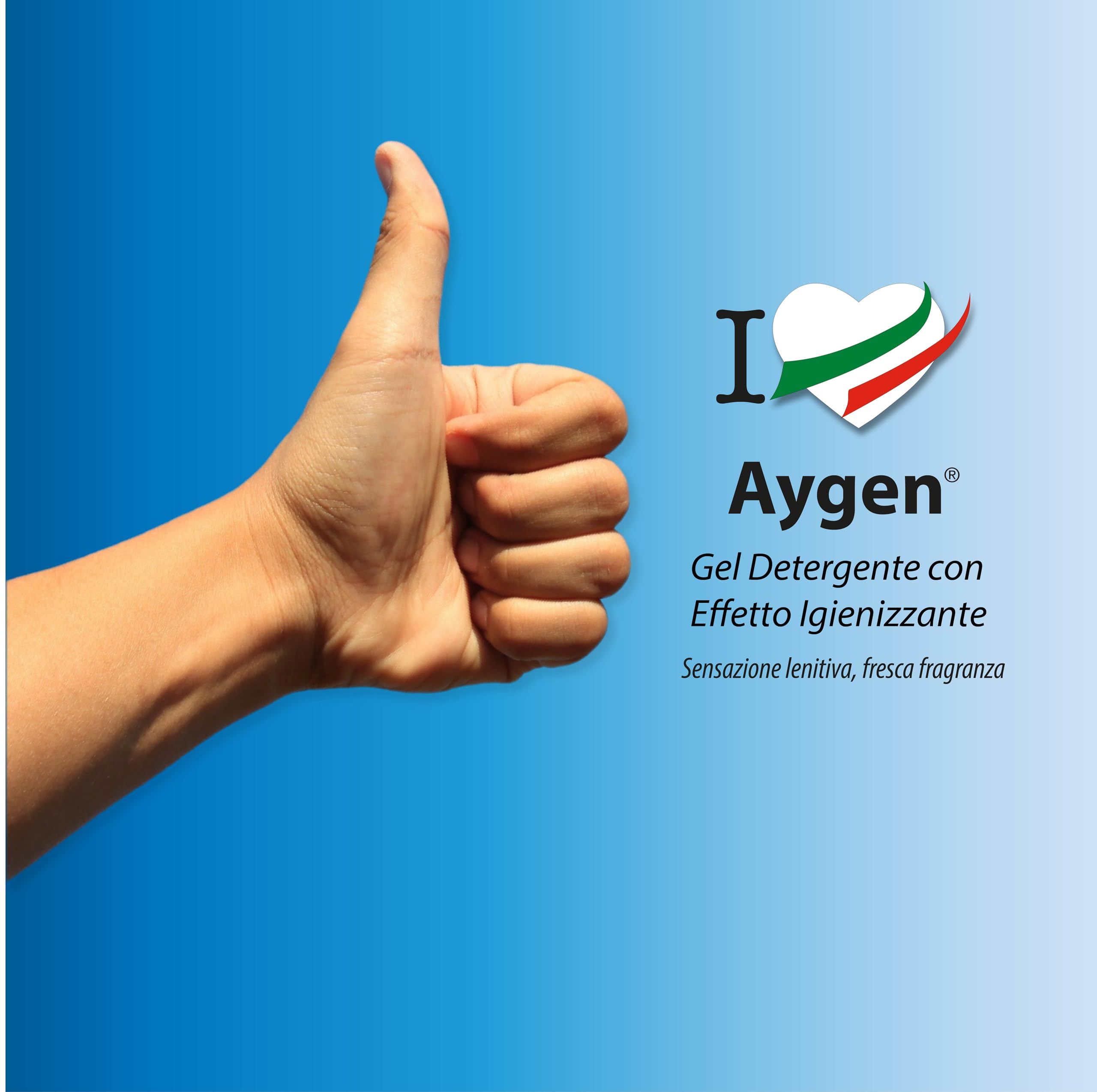 Aygen Gel Detergente Mani con Effetto Igienizzante – Mani Fresche e Morbide, con Olio Essenziale di Limoni di Sicilia, Asciugatura Rapida, Non Appiccica (100 Bustine box Family)