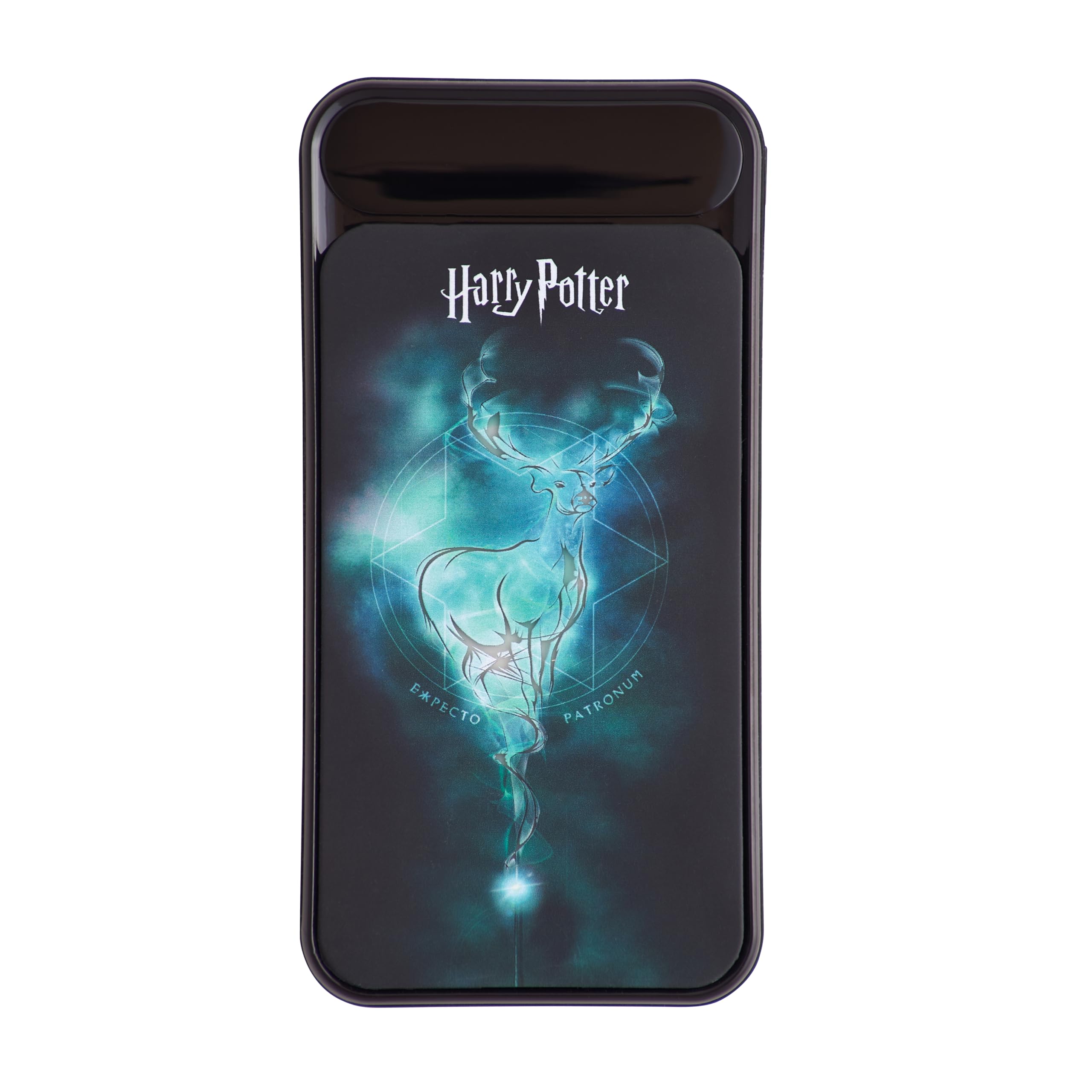 Harry Potter Batterie Externe Lumineuse de 10 000 mAh. Charge jusqu'à 2 téléphones à la Fois. Affichage LCD de l'indicateur d'alimentation. 4 Charges complètes de l'appareil en déplacement. 2 Sorties