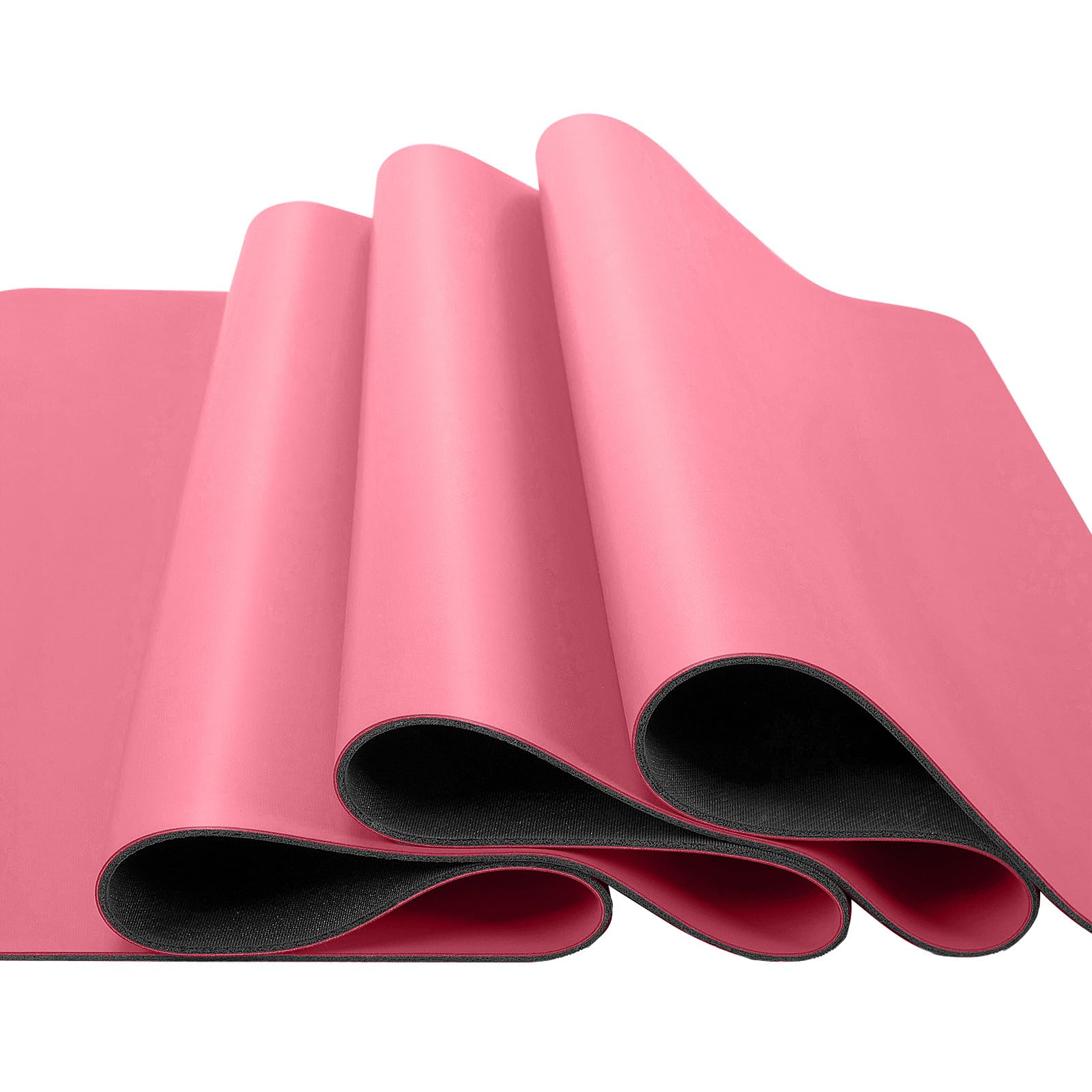 Tapete de yoga de poliuretano y goma natural gruesa antideslizante para mujeres y hombres, ejercicio para el hogar, ideal para yoga, gimnasio, pilates, fitness