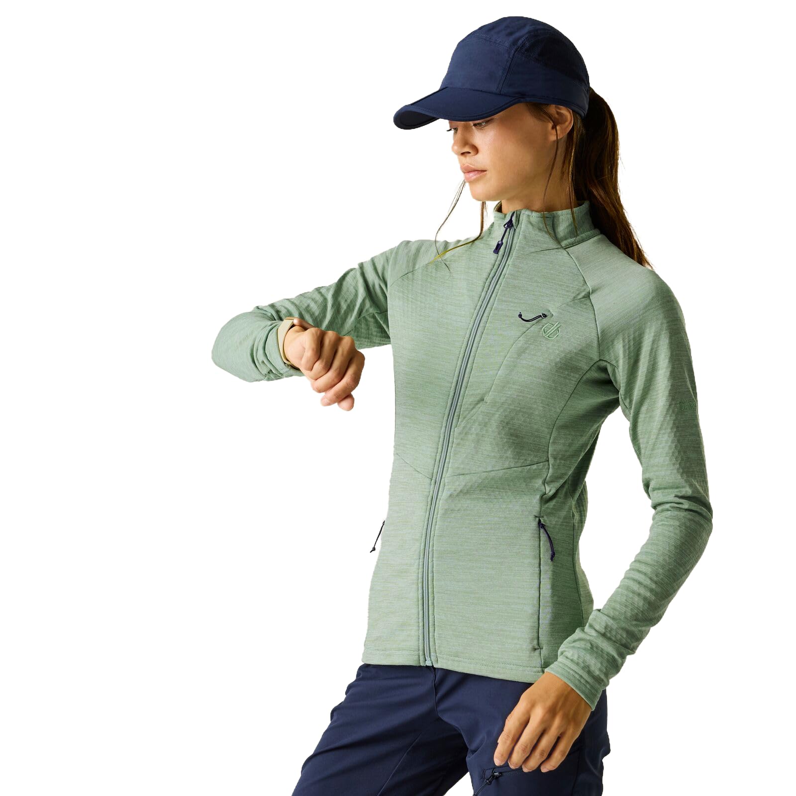 Dare2b Women's Emerging III Stretch Hiking Midlayer, Durable Thermal Walking Jacket